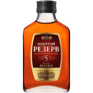 Коньяк Золотой Резерв 0,1 л